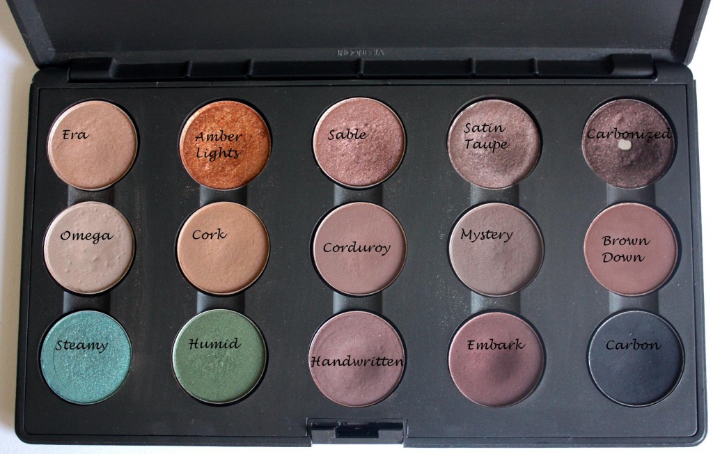 MAC Palette Browns & a pop of colour